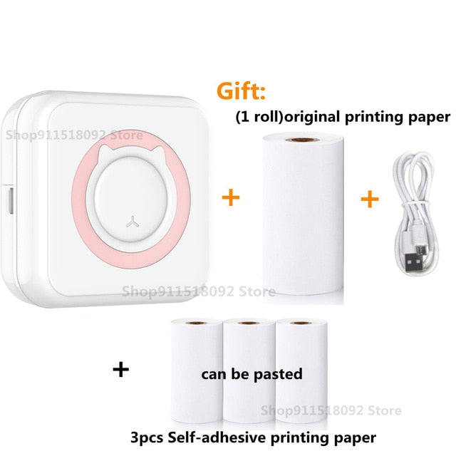 Cat Shape Mini Printer